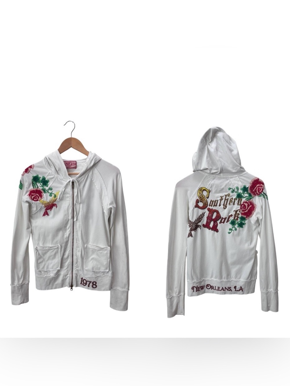 Johnny Was Embroidered Hoodie